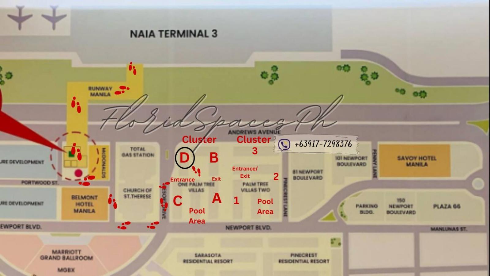 One Palm Tree Villas Condominium - Studio 2Nd Fl With Balcony - Across Terminal 3 Airport Pasay Zewnętrze zdjęcie
